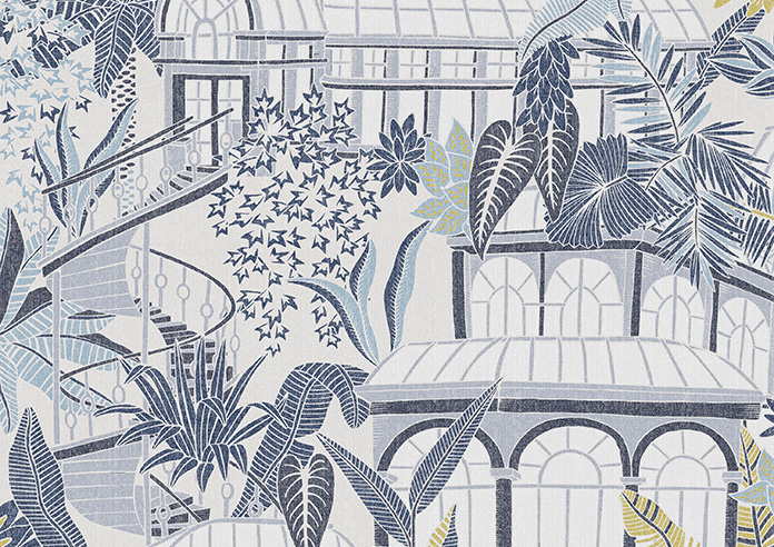 Elka, China Blue - Roman Blind - Image 7